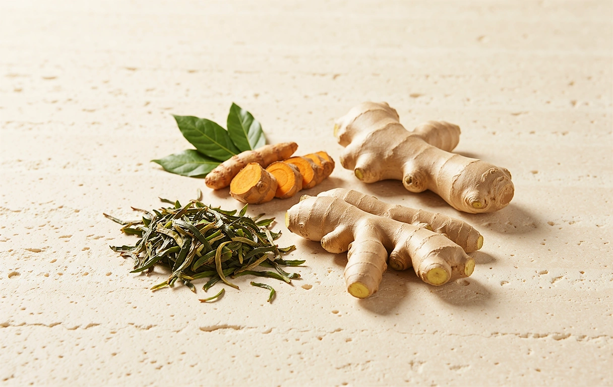 Raw natural ingredients for men's wellness